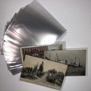 97 x 147 mm PP beschermhoezen voor o.a. oude ansichtkaarten