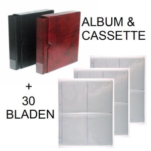 Combi deal! Din A4 album incl. cassette en 30 transparante bladen