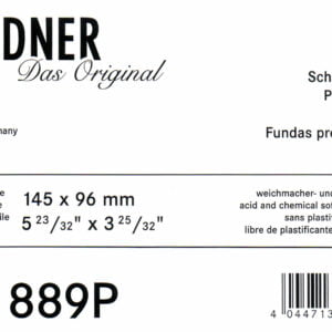 Lindner "889" beschermhoezen voor o.a. oude ansichtkaarten "96 x 145 mm" 50 stuks